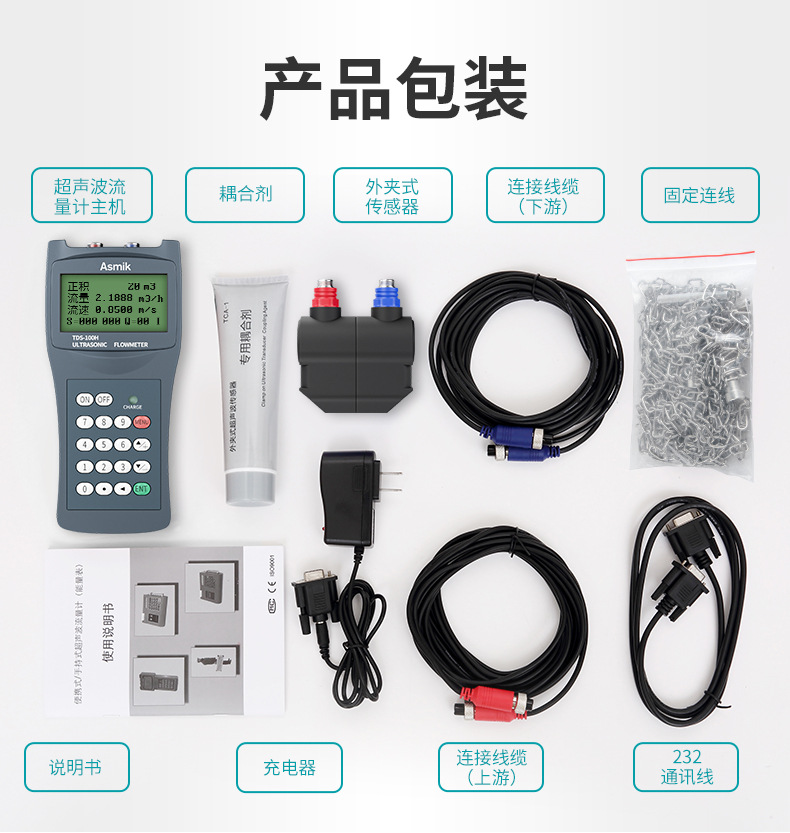 米科MIK-2100H便攜式手持超聲波流量計產(chǎn)品包裝