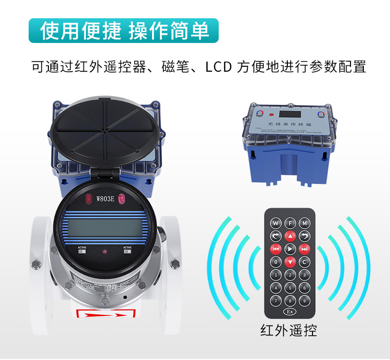 FMC800無線遠(yuǎn)傳電磁流量計(jì)特點(diǎn)2