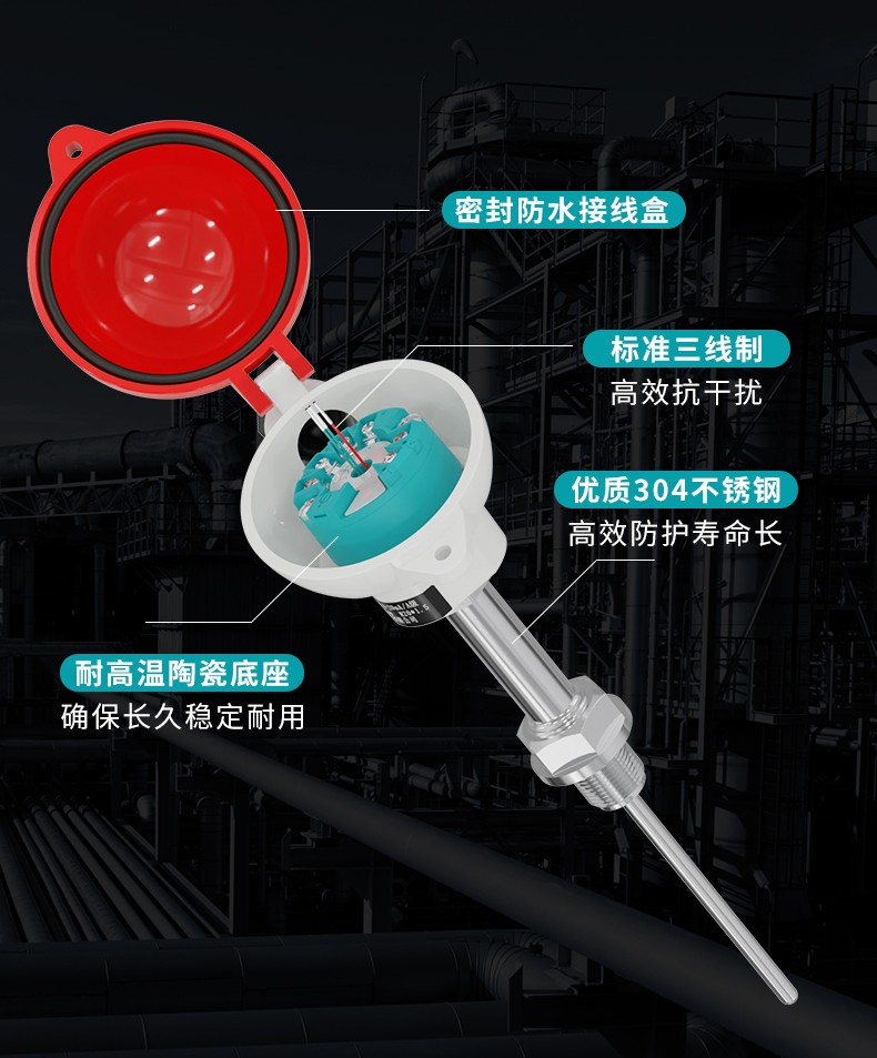 米科MIK-WRN鎧裝溫度傳感器結(jié)構(gòu)