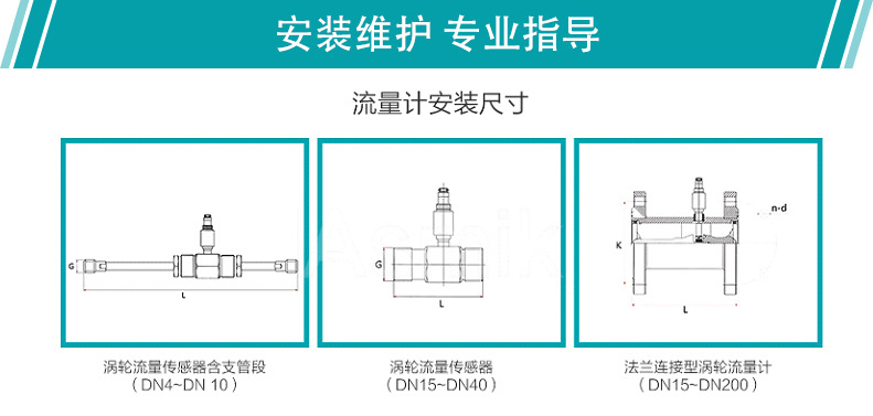 米科LWGY-MIK 液體渦輪流量計安裝維護(hù)